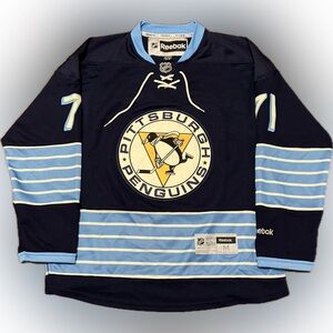 Pittsburgh Penguins 2011 Winter Classic Alt Malkin Reebok NHL Hockey Jersey M